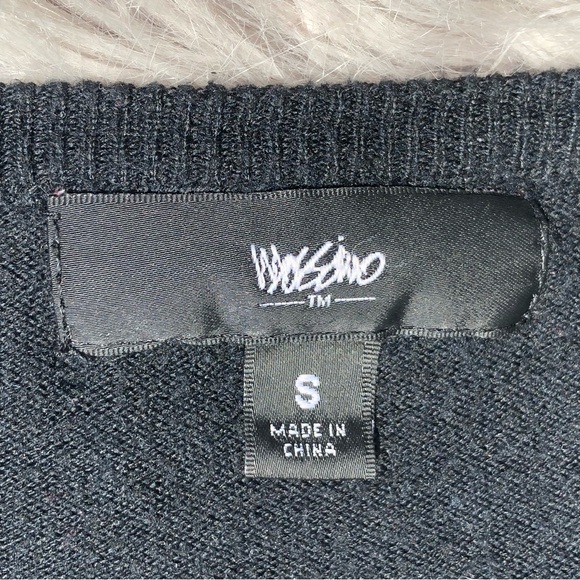 Mossimo Lightweight Black Tunic Sweater, Size S - Picture 4 of 5